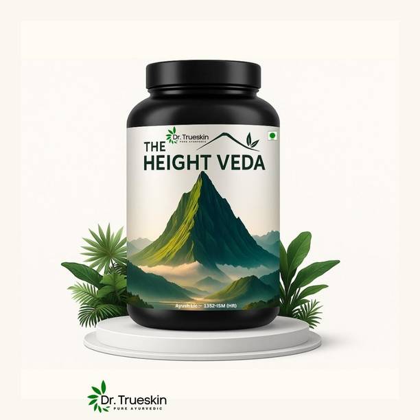 Dr.trueskin Height Veda Powder With Ashwagandha & Shatavari (2996) Plant-Based Protein