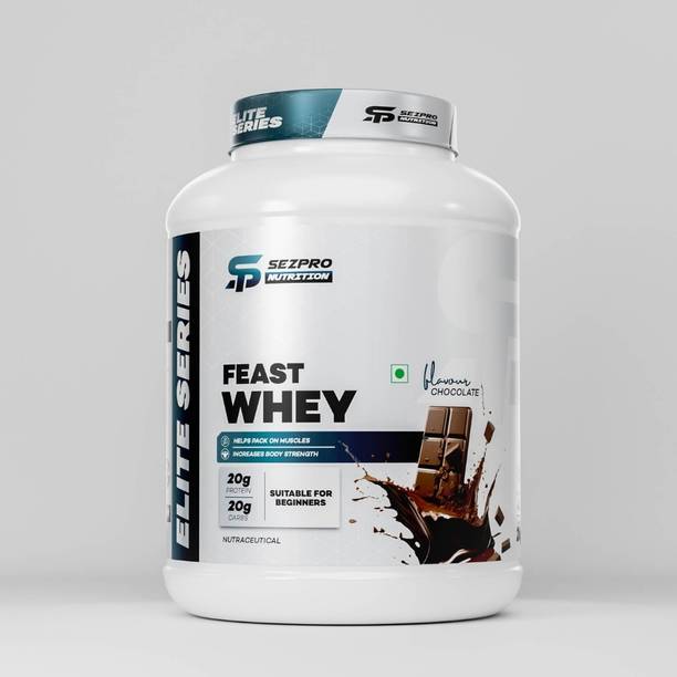 Sezpro Nutrition Feast Whey Protein | 20g Protein | 20g Carbs | Suitable For Beginners Whey Protein