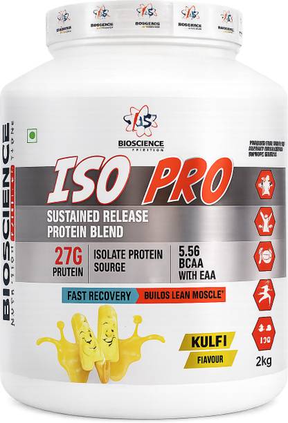Bioscience Nutrition Isolate Protein Supplement for Active Lifestyle | Low Carb Whey Protein