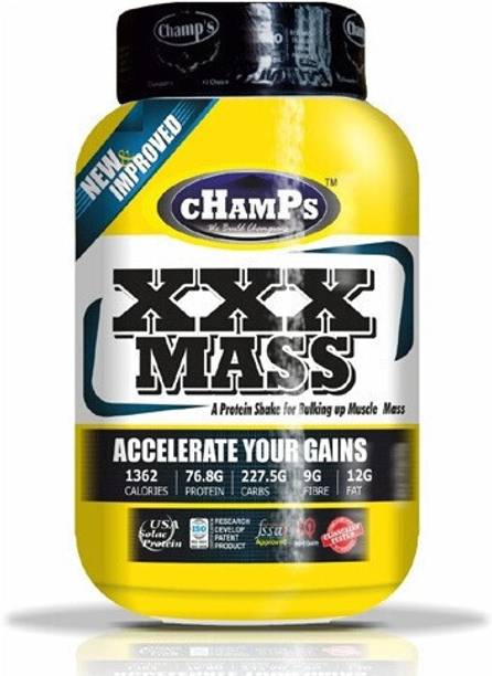 CHAMPS NUTRITION CHAMPS XXX MASS 1KG Weight Gainers/Mass Gainers