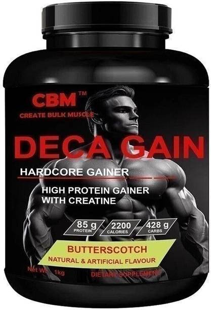 CBM Deca Gain Hardcore Butterscotch 2lb 950gm Weight Gainers/Mass Gainers