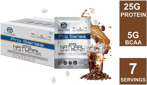 Muscle Trail Pro Series |7 servings |Primary Source Isolate |5g BCAA, 25g 100% Natural Whey Protein