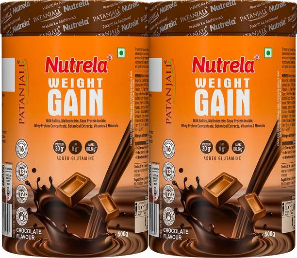 NUTRELA WEIGHT GAIN CHOCOLATE PROTWIN POWDER Protein Blends