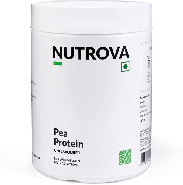 NUTROVA Pea Protein Isolate Powder 8g Protein Every 10g Scoop | Vegan & Gluten Free Plant-Based Protein