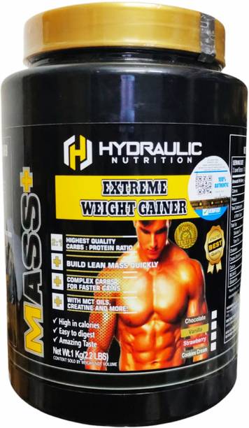Hydraulic Nutrition Authentic Extreme Mass Gainer For Bulk Muscle Gain (Mango 2.2Lbs) Weight Gainers/Mass Gainers