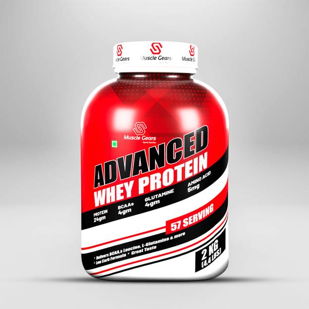 Muscle Gears Advanced Whey Protein (ISO Certified, Pre-workout & Post-Workout with Protein). Whey Protein