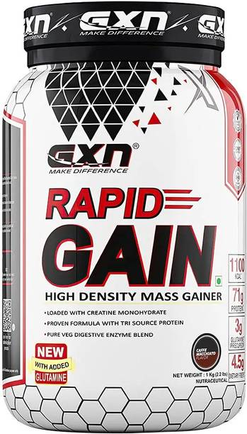GXN RAPID GAIN STRAWBERRY CRUSH 1KG Whey Protein