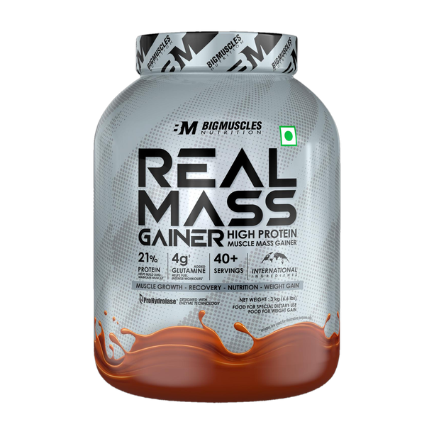 BIGMUSCLES NUTRITION Real Mass Weight Gainers/Mass Gainers