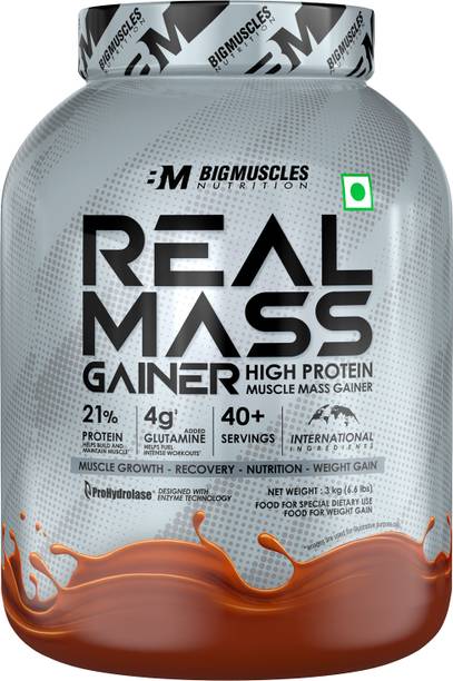 BIGMUSCLES NUTRITION Real Mass Weight Gainers/Mass Gainers