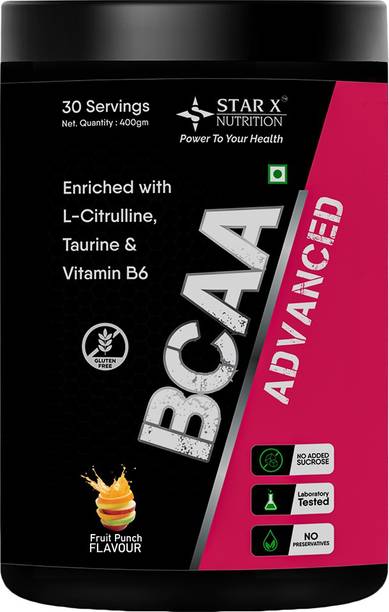 Star X nutrition BCAA ADVANCED - Vitamin B6, L-Glutamine & L-Citrulline, BCAA