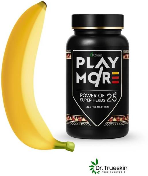 Dr.trueskin Play More Powder for Women Herbal Focus Fuel Protien Plant-Based Protein