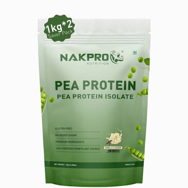 Nakpro 100% Pea Protein Isolate, 26g Protein, Natural Vegan Plant Protein Powder Plant-Based Protein
