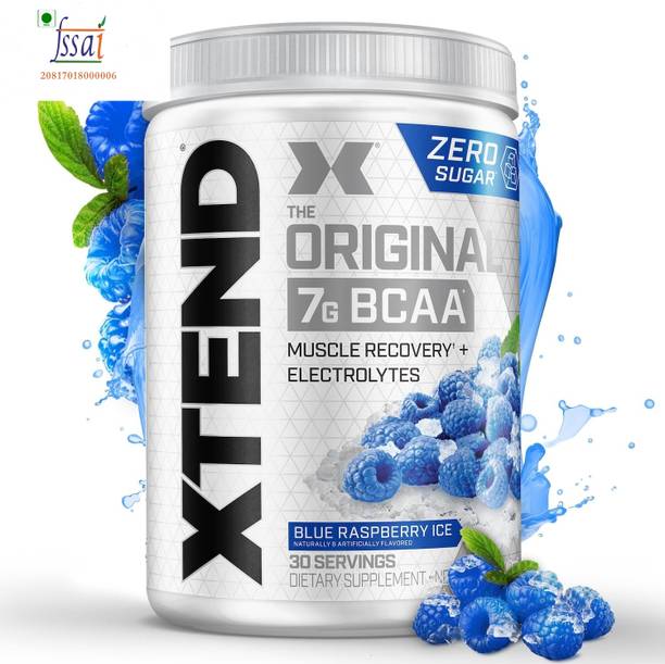 Scivation ORIGINAL 7g BCAA 30 SERVINGS BLUE RASPBERRY ICE FLAVOR BCAA