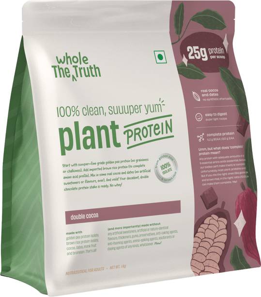 The Whole Truth Plant Protein_Double Cocoa-1kg Plant-Based Protein