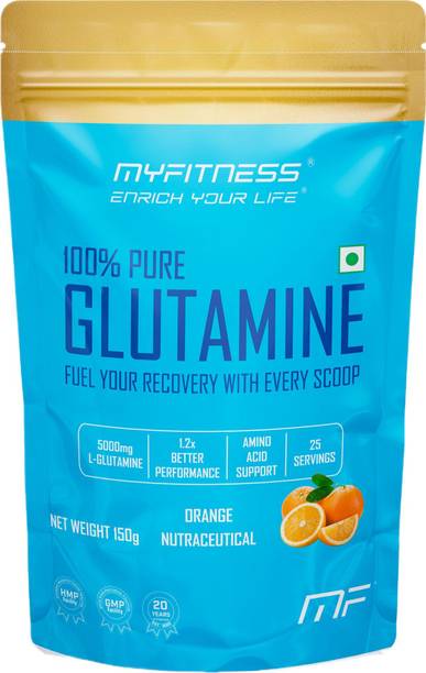 MYFITNESS 100% Pure Glutamine Powder | Amino Acid | Post Workout | 25 Servings | Glutamine