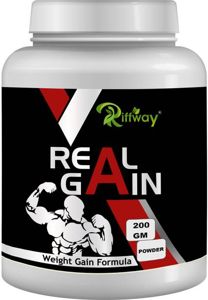 Riffway Real Gain Weight Gain Powder/ Protein Supplement Natural Weight Gainer Weight Gainers/Mass Gainers