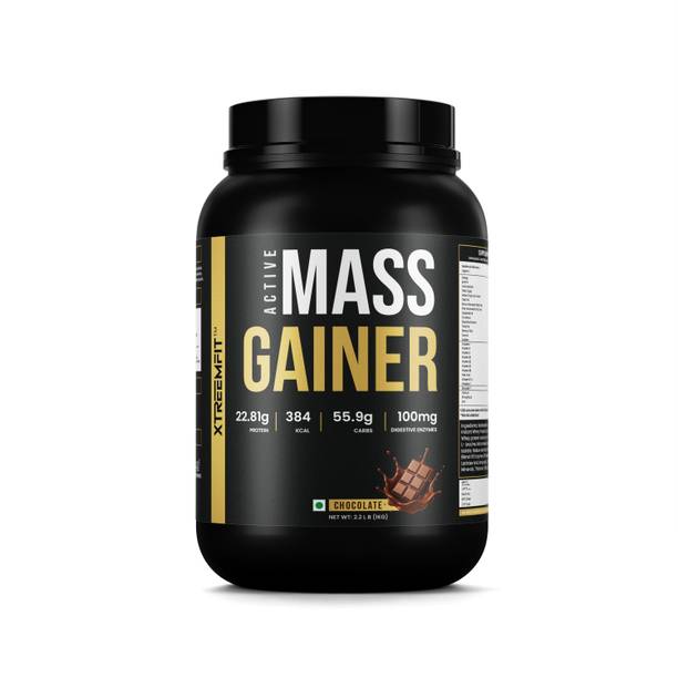 Xtreemfit Mass, Weight Gainer High Protein, High-Calorie Powder, Raw Whey for Lean Muscle Whey Protein