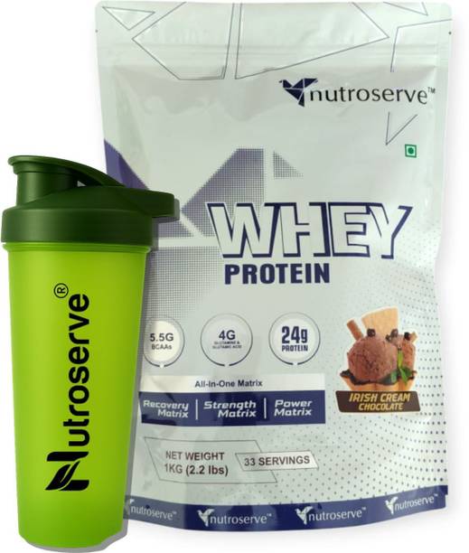 nutroserve Whey Protein Isolate | Whey Protein Concentrate | Muscle Recovery | Muscle Gain Whey Protein