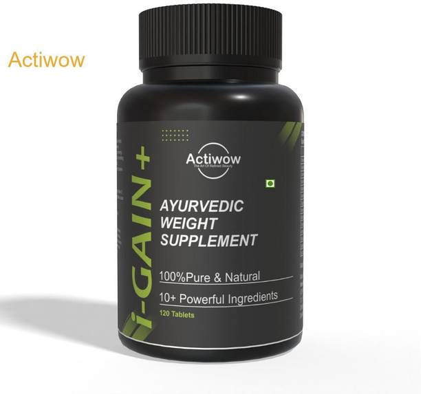 ACTIWOW i-Gain+ I Organic Mass Builder I Helps Build Strength & Lean Muscle A02 Weight Gainers/Mass Gainers