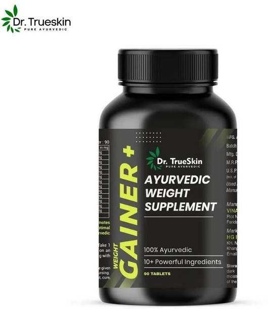 Dr.TrueSkin Weight Gainer+ Mass Builder for Men Weight Gainers/Mass Gainers