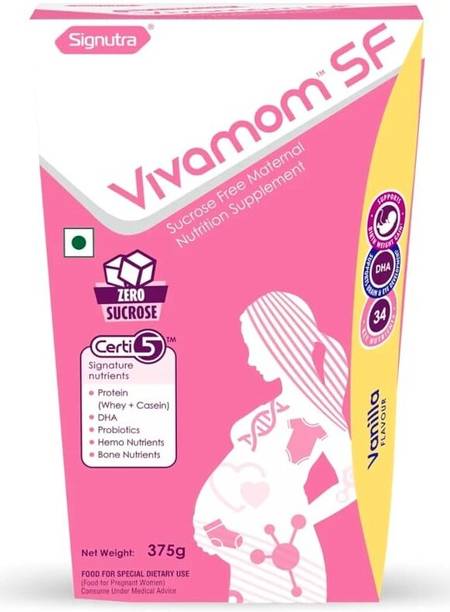 vivamom SF Sucrose Free Maternal Nutrition Supplement Nutrition (400 g, Kesar Badam Whey Protein