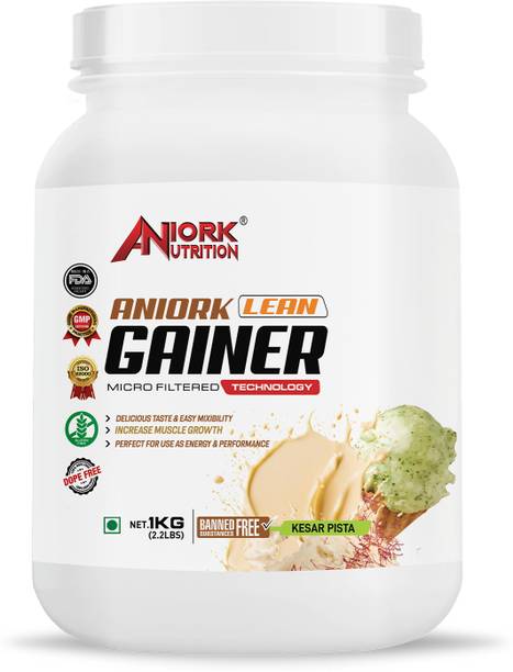 Aniork Nutrition Lean Gainer | 35GM Protein for Muscle Growth & Energy | Micro-Filtered Weight Gainers/Mass Gainers