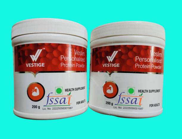 veslim 200gm protien powder vestig pack of 2 Weight Gainers/Mass Gainers