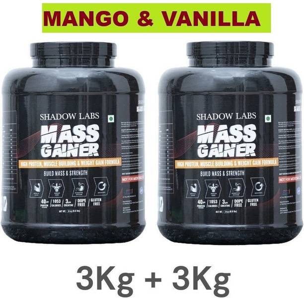 OREALFIT Shadow Labs Mass Gainer For Bulk Gaining Authentic Weight Gainers/Mass Gainers