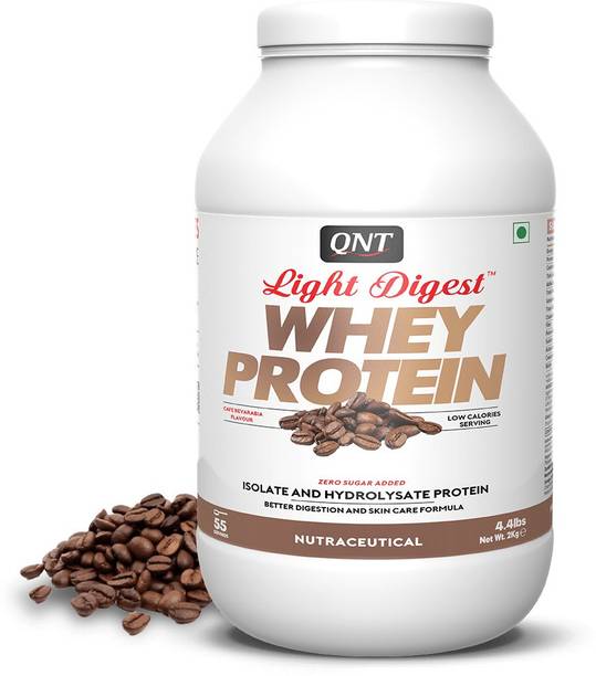 QNT Light Digest Whey Protein With Advanced Skin Care | Digestion & Immunity booster Whey Protein
