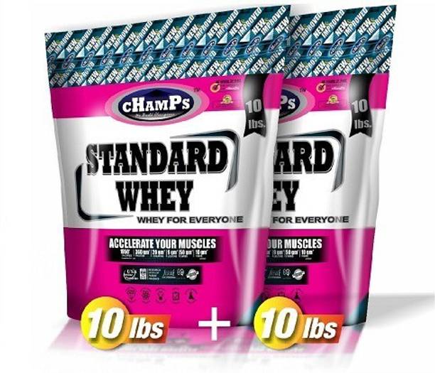 CHAMPS NUTRITION STANDARD WHEY 10LB COMBO PACK Whey Protein