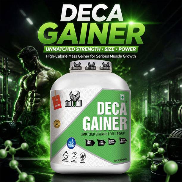 DAFFODIL HEALTHCARE New Advanced Deca Gainer High Protein Weight Gainer | Premium Mass Formula Weight Gainers/Mass Gainers