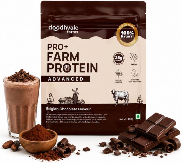 Doodhvale farms PRO+ Farm Protein Advanced Belgian Chocolate Whey Protein