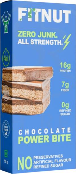 FIT NUT Protein Chocolate Bar - 16g Protein | 7g Fiber | No Added Sugar | Whey Protein Protein Bars