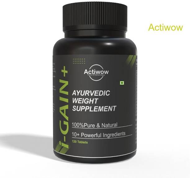 ACTIWOW i-Gain+ I Organic Weight Gainer I Helps Build Muscle & Mass Safely A02 Weight Gainers/Mass Gainers