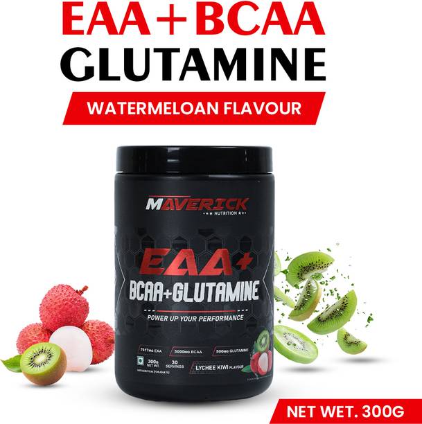 MAVERICK NUTRITION EAA+BCAA+glutamine, 30 Servings | Boost Exercise Performance & Energy Management BCAA