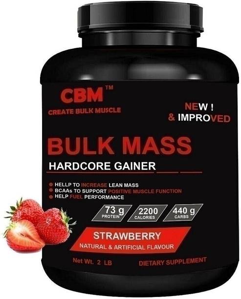 CBM Bulk Mass 2lb strawberry Weight Gainers/Mass Gainers