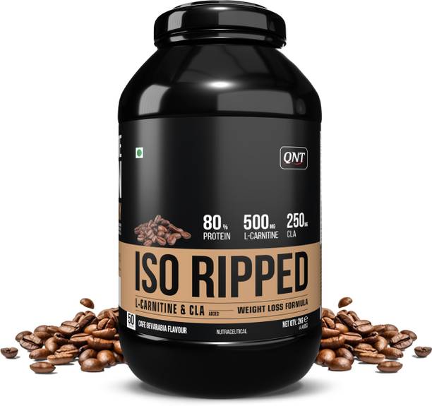 QNT ISO Ripped, Whey Isolate Protein for Weight Loss, 2kg, Cafe Bevarabia Whey Protein