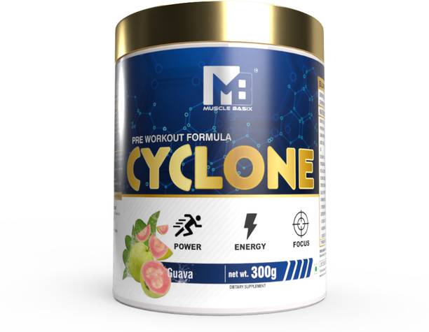 Muscle Basix Cyclone Pre-Workout – Extreme Pump & Focus with L-Tyrosine & Beta-Alanine Pre Workout