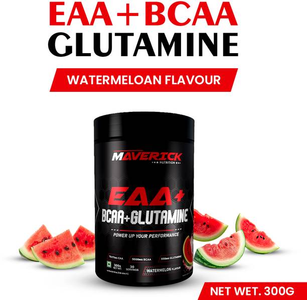 MAVERICK NUTRITION EAA+BCAA+glutamine, 30 Servings | Boost Exercise Performance & Energy Management BCAA