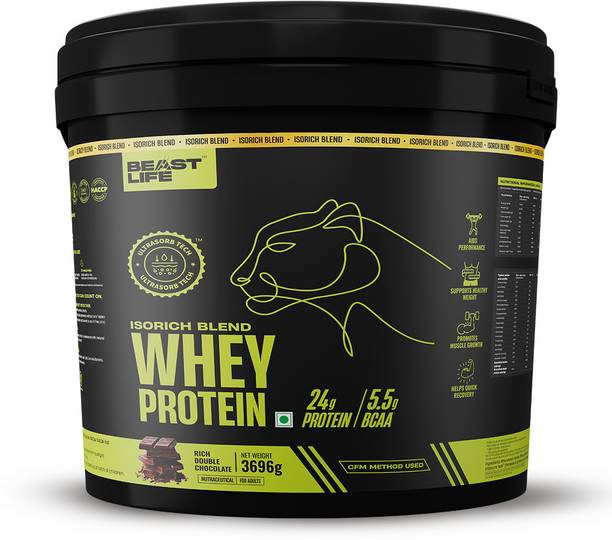 BeastLife Isorich Whey Protein Isolate Powder| Fast Recovery- NABL Lab tested- No Bloating Whey Protein
