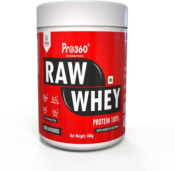 PRO360 Raw Whey Protein Gym Supplement Concentrate 100% Mass Body Muscle Gainer Protein Shake