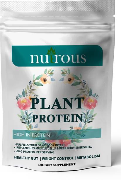 Nutrous 100% Natural Vegan Protein Powder Plant Based Protein(OL172) Plant-Based Protein