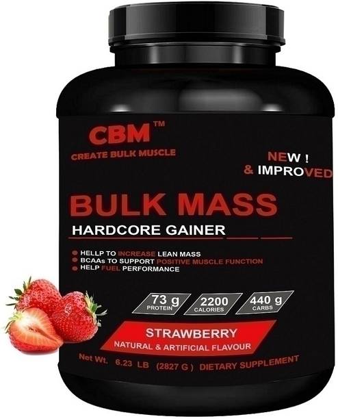 CBM WEIGHT GAINER STRAWBERRY NEW 2.827KG Weight Gainers/Mass Gainers