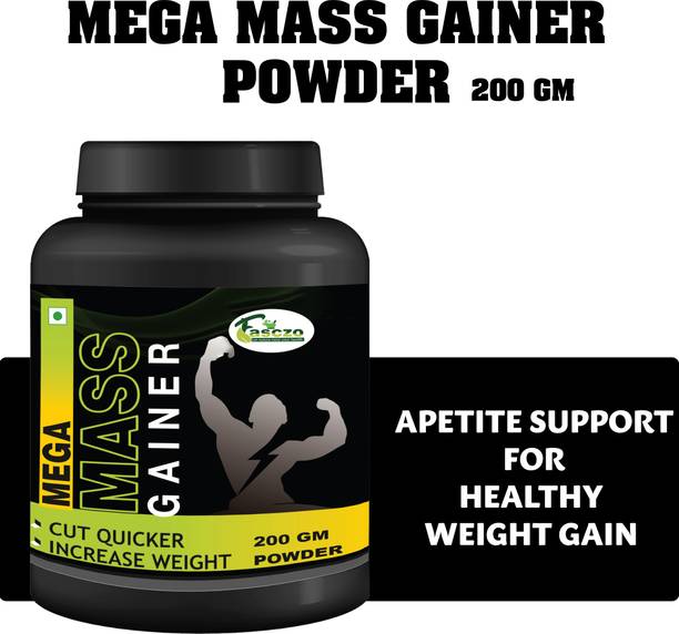 Fasczo Mega Mass Weight Gain Powder / Daily Protein Powder With Herbal Blend For Power Weight Gainers/Mass Gainers