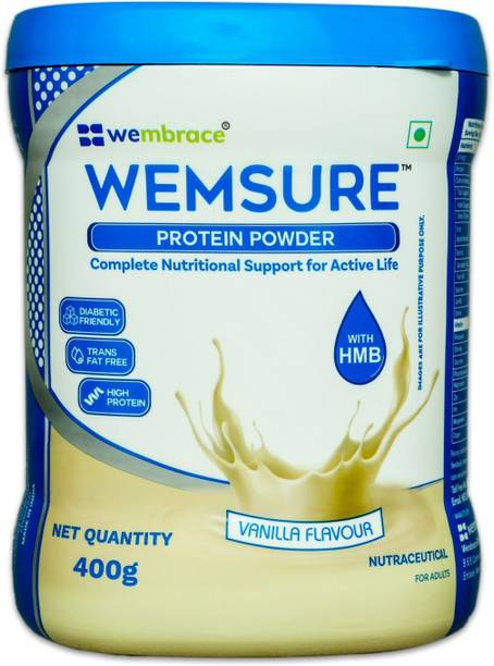 WEMSURE High Protein with HMB - Diabetic Friendly, Trans Fat Free - Whey Protein