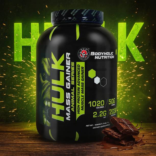 BODYHOLIC Nutrition Hulk High Protein Advance Muscle Weight Gainers/Mass Gainers