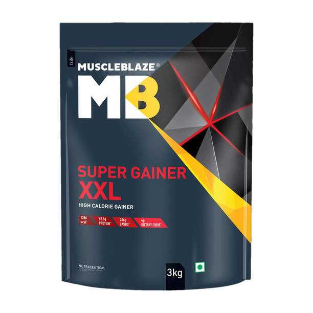 MUSCLEBLAZE Super XXL, For Muscle Mass Gain Weight Gainers/Mass Gainers