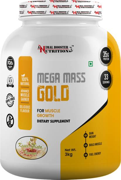 Animal Booster Nutrition Animal Booster Mega Mass Gold Weight Gainers/Mass Gainers