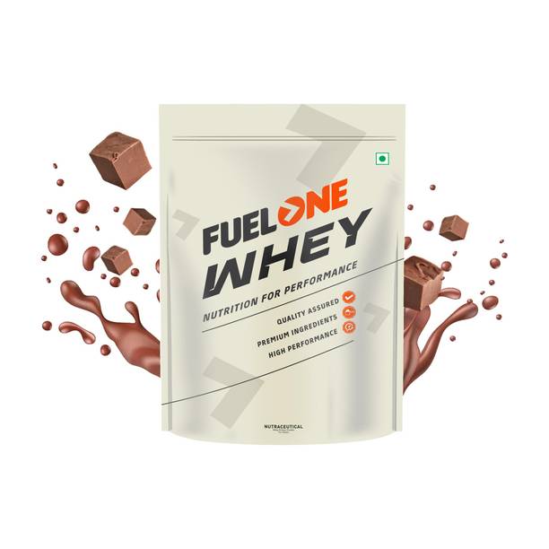 FUELONE Whey Protein Blend | 24g Protein Per Scoop | 5.08g BCAA, 3.59g Glutamic Acid Whey Protein