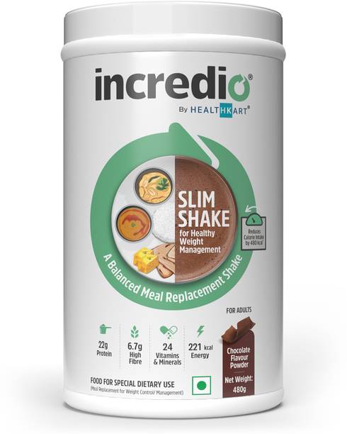 Incredio Slim Shake for Weight Management, Meal Replacement Shake Protein Shake